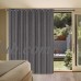 Funtional 100% Blackout Curtain- Waterproof Wider Patio Door Curtain Panel with 16 Anti Rust Grommets Sliding Door Insulated Curtains, 100W by 96L Inches, 8.3' by 8' Room Divider - White   